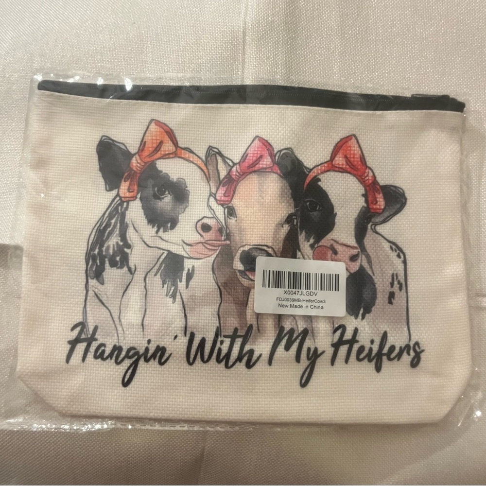 Cows Cosmetic Bag